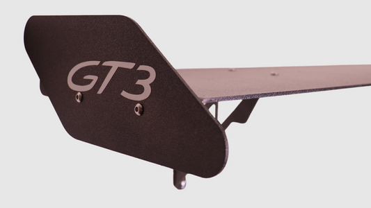 GT3 Wing Shelf β Phantom Black β All Aluminum - Display