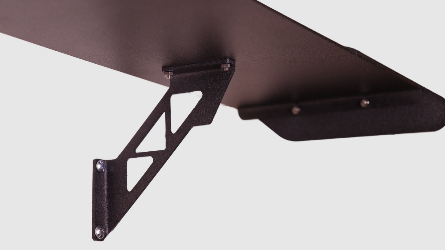 GT3 Wing Shelf – Phantom Black  –  All Aluminum - Display