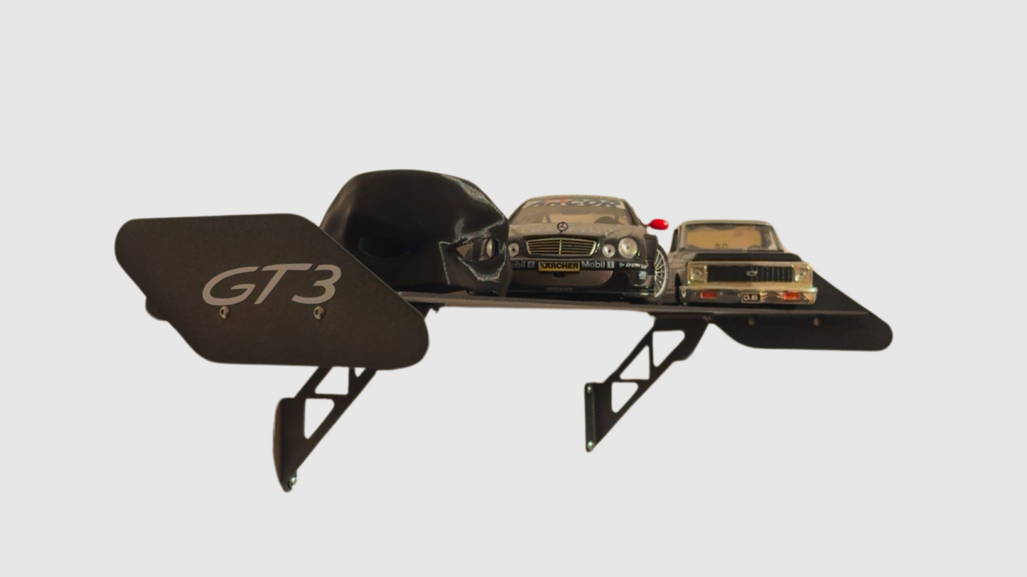 GT3 Wing Shelf – Phantom Black  –  All Aluminum - Display