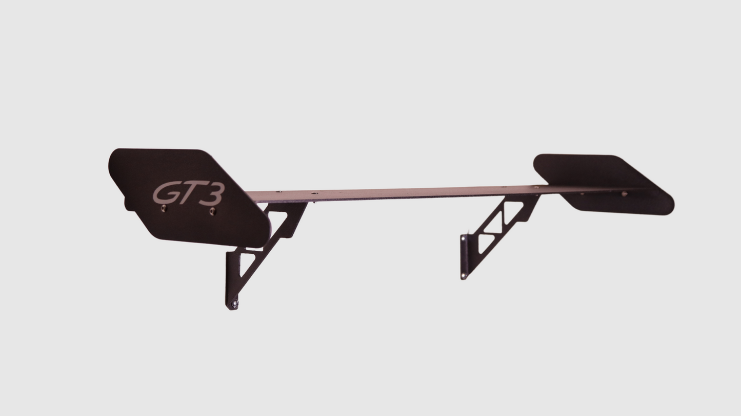 GT3 Wing Shelf – Phantom Black  –  All Aluminum - Display